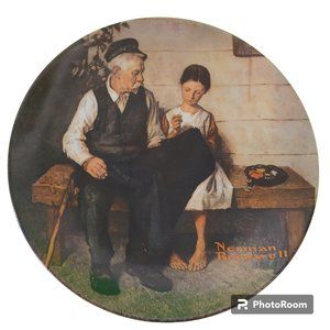 Norman Rockwell "The Lighthouse Keeper's Daughter" 1979 Collector Plate